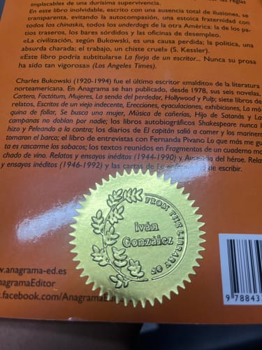 Customer photo review of Custom Book Embosser