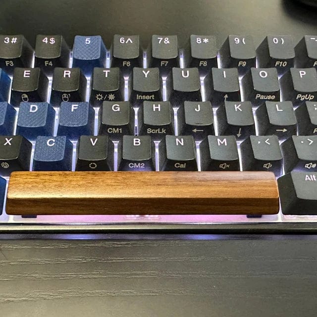 Customer photo review of American Black Walnut Keyboard Keycaps