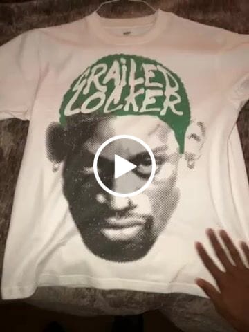 Customer video review of "Dennis Rodman Tee" (White)