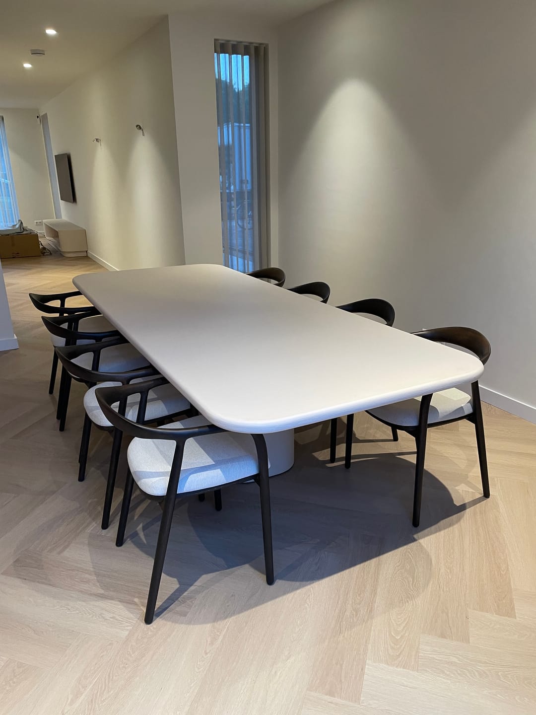 Customer photo review of Mokani Designstoelen - Minimalistische Japandi Eetkamerstoelen in Verschillende Kleuren en Stoffen
