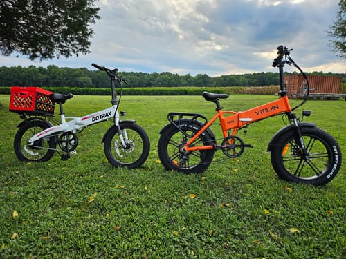 Customer photo review of V3 2.0 Folding Fat Tires Adult All Terrain Electric Bike