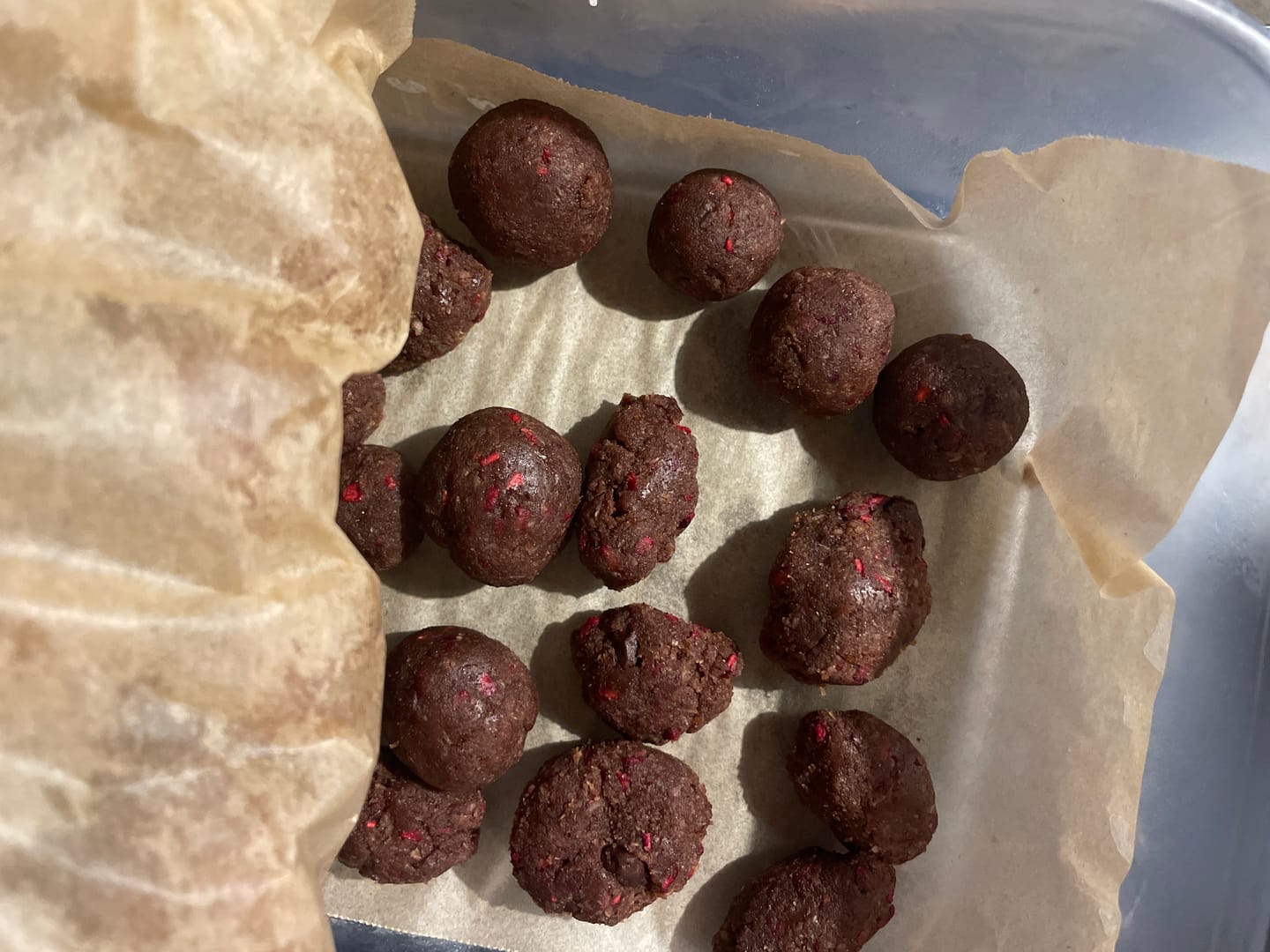 Customer photo review of Raspberry Brownie Rad Ball Mix
