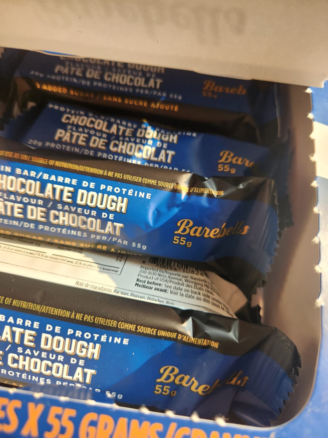 Customer photo review of Barebells - Barre Protéinée 55g