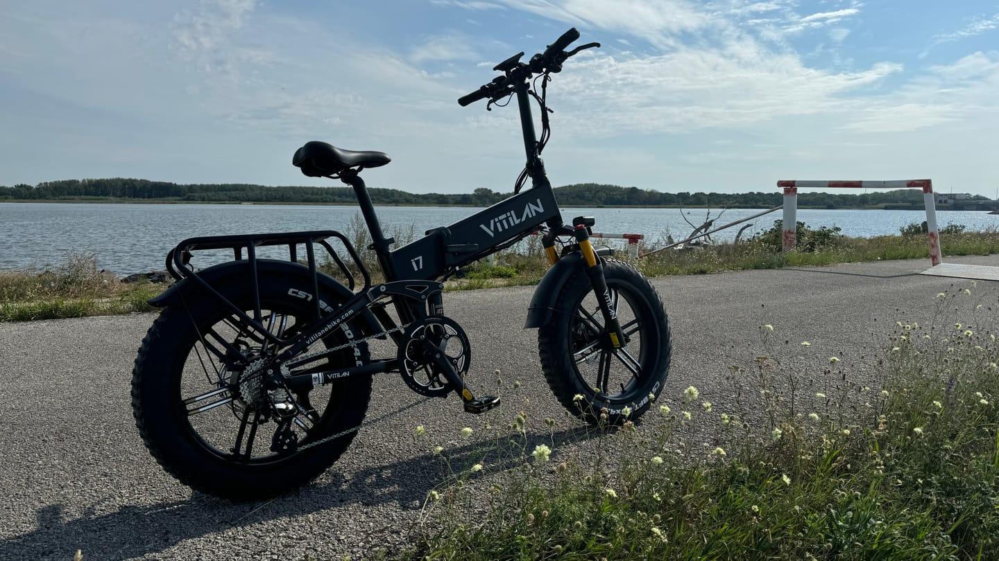 Customer photo review of I7 Pro Folding Full Suspension Electric Bike