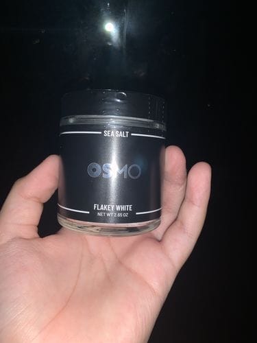Customer photo review of Flakey White Sea Salt | Chef Collection