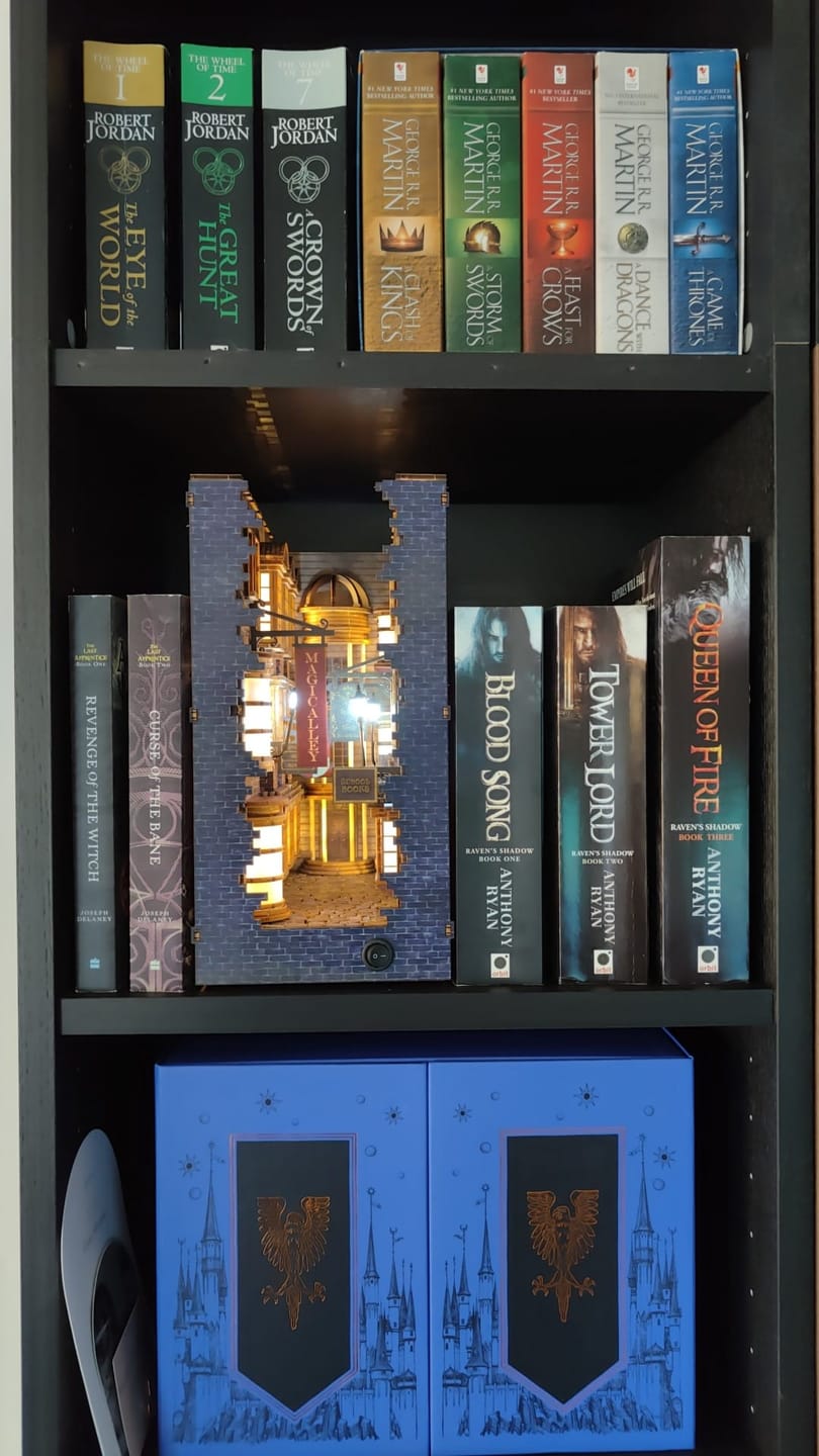 Customer photo review of Diagon Alley (3 Storey) Pre-Colored Book Nook | LKWood
