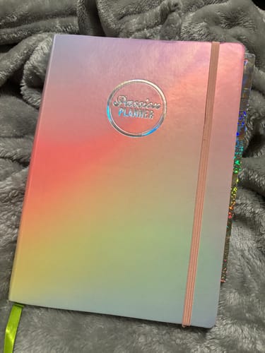 Customer photo review of Weekly Undated Planner - Rainbow Prisma