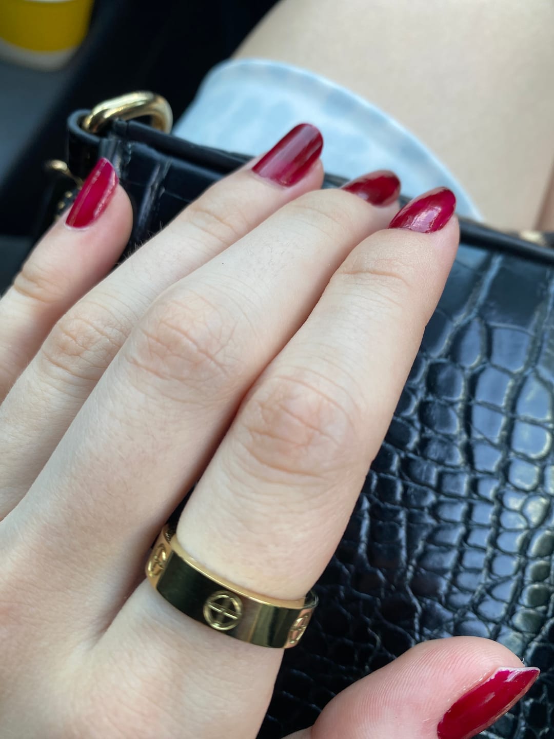 Customer photo review of Timeless Affection Ring 14 Karat vergoldet
