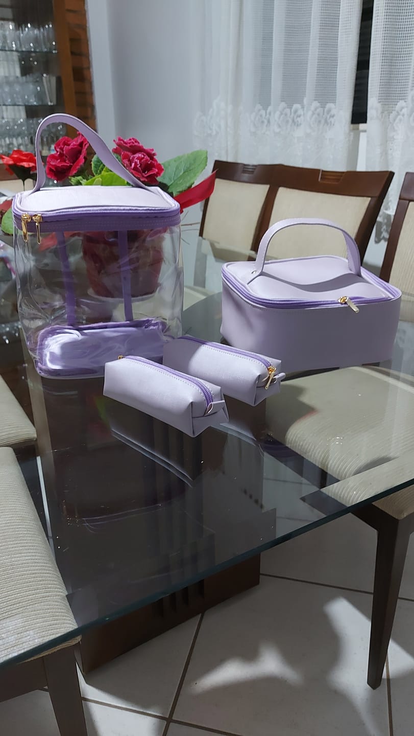 Customer photo review of DUNA 0.9MM FUNDO MALHA COR LAVANDA