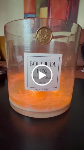 Customer video review of Baby Big Ass Candle (150 oz, 300-500 hours)
