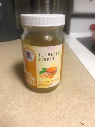 Customer photo review of Turmeric, Ginger Sea Moss Gel