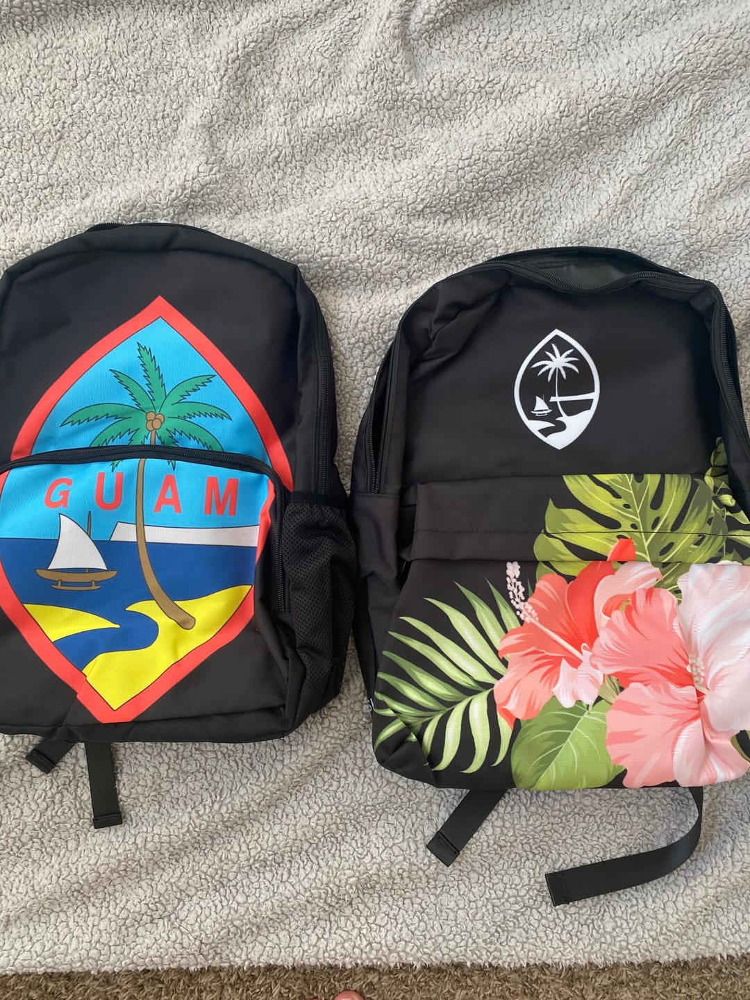 Customer photo review of Hafa Adai Pink Hibiscus Unisex Classic Backpack