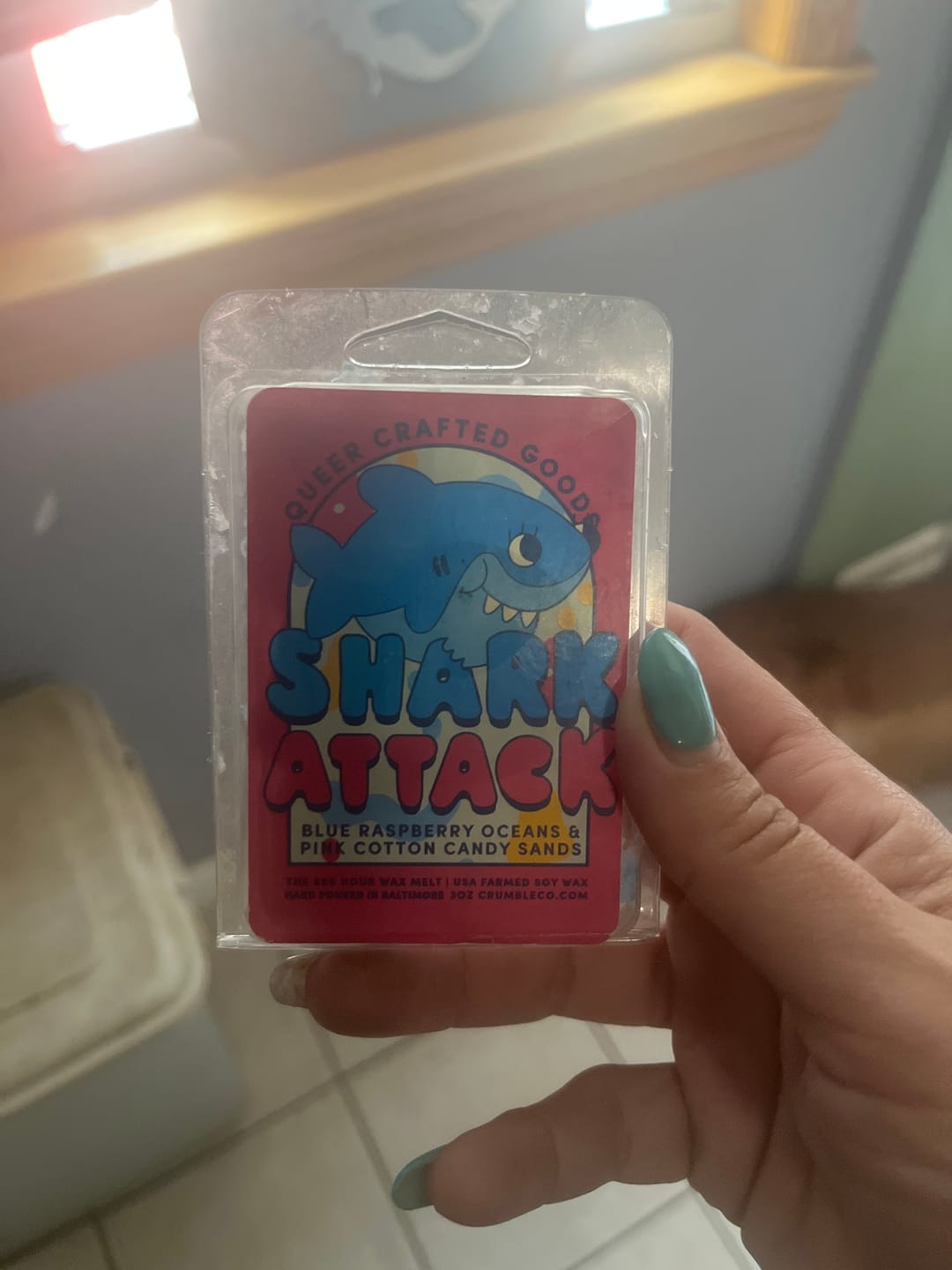 Customer photo review of Shark Attack Wax Melts
