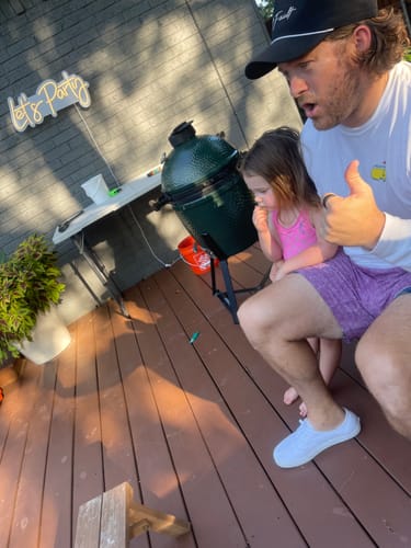 Customer photo review of Custom Bridal Jumbo Vinyl Balloon {DALLAS LOCALS ONLY}