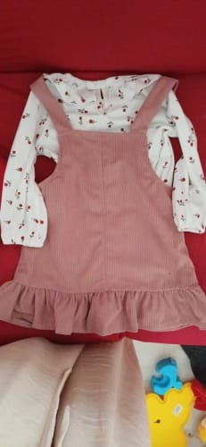 Customer photo review of Long Sleeve Floral Printed Baby Girls Suit