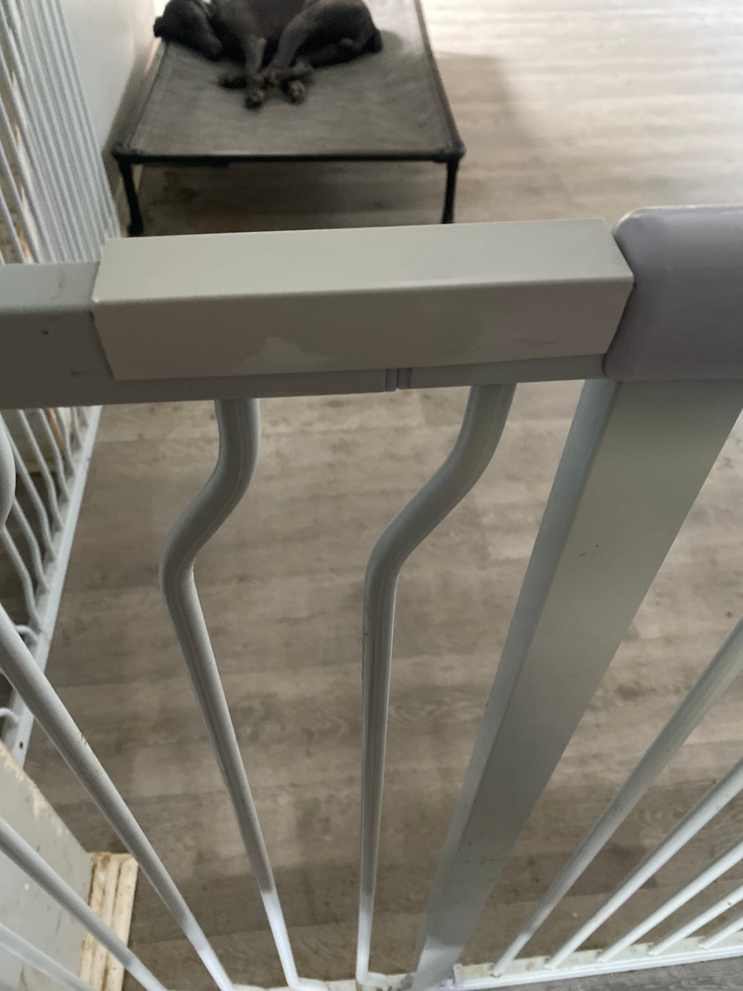 Customer photo review of FairyBaby Baby Gate Plastic Holder Reinforcement Groove (4 Pack)