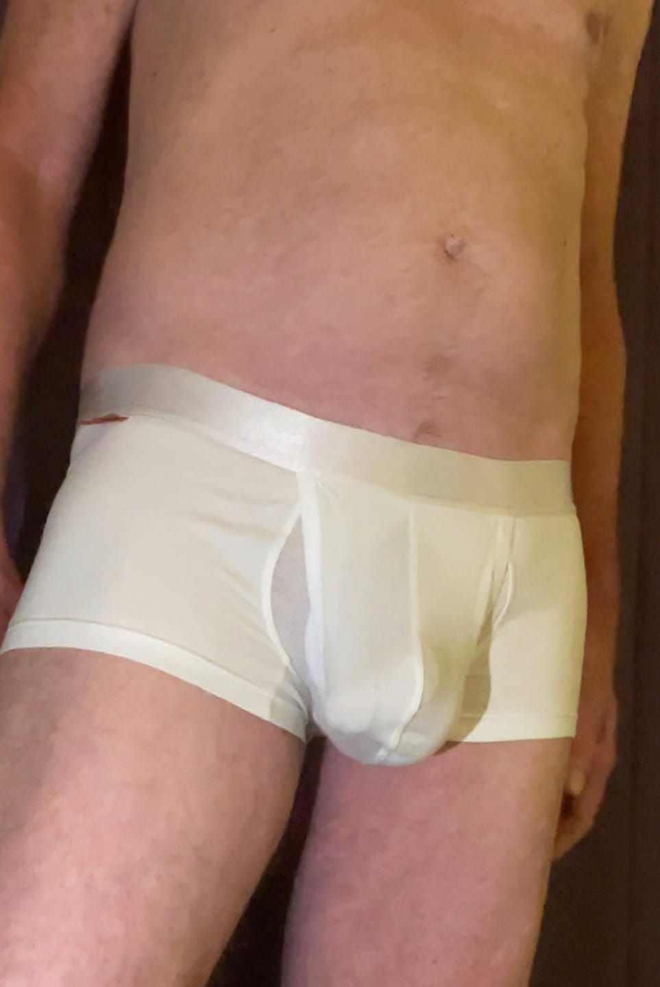Customer photo review of 2 Pack Men's Large Pouch Casual Underwear
