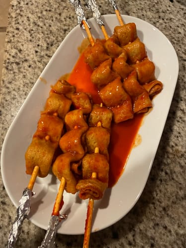 Customer photo review of 줄서서먹는 제천 빨간오뎅  K-Spicy Fish Cakes