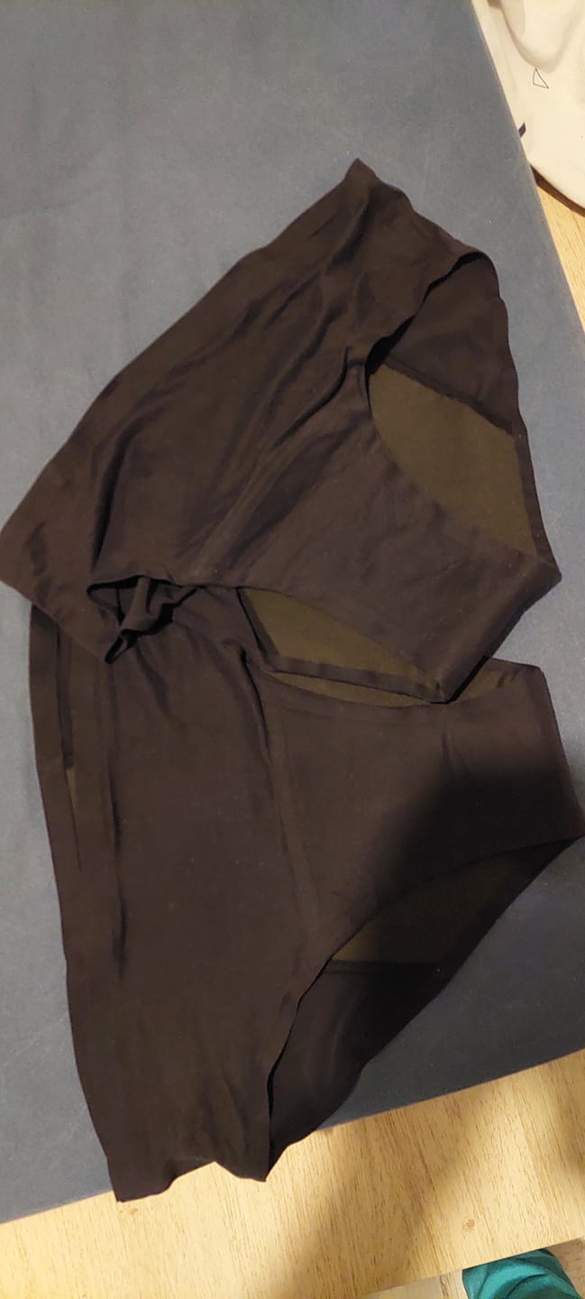 Customer photo review of Culotte Menstruelle Nina sans coutures (taille haute)
