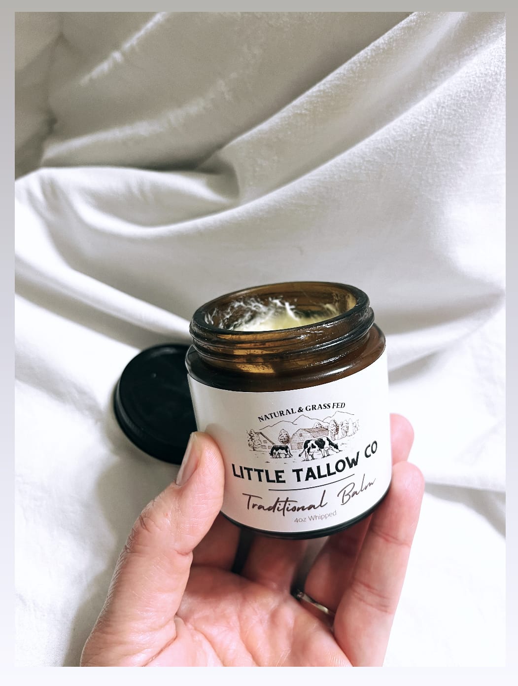 Customer photo review of Traditional Whipped Tallow Balm - 4oz Glass Jar