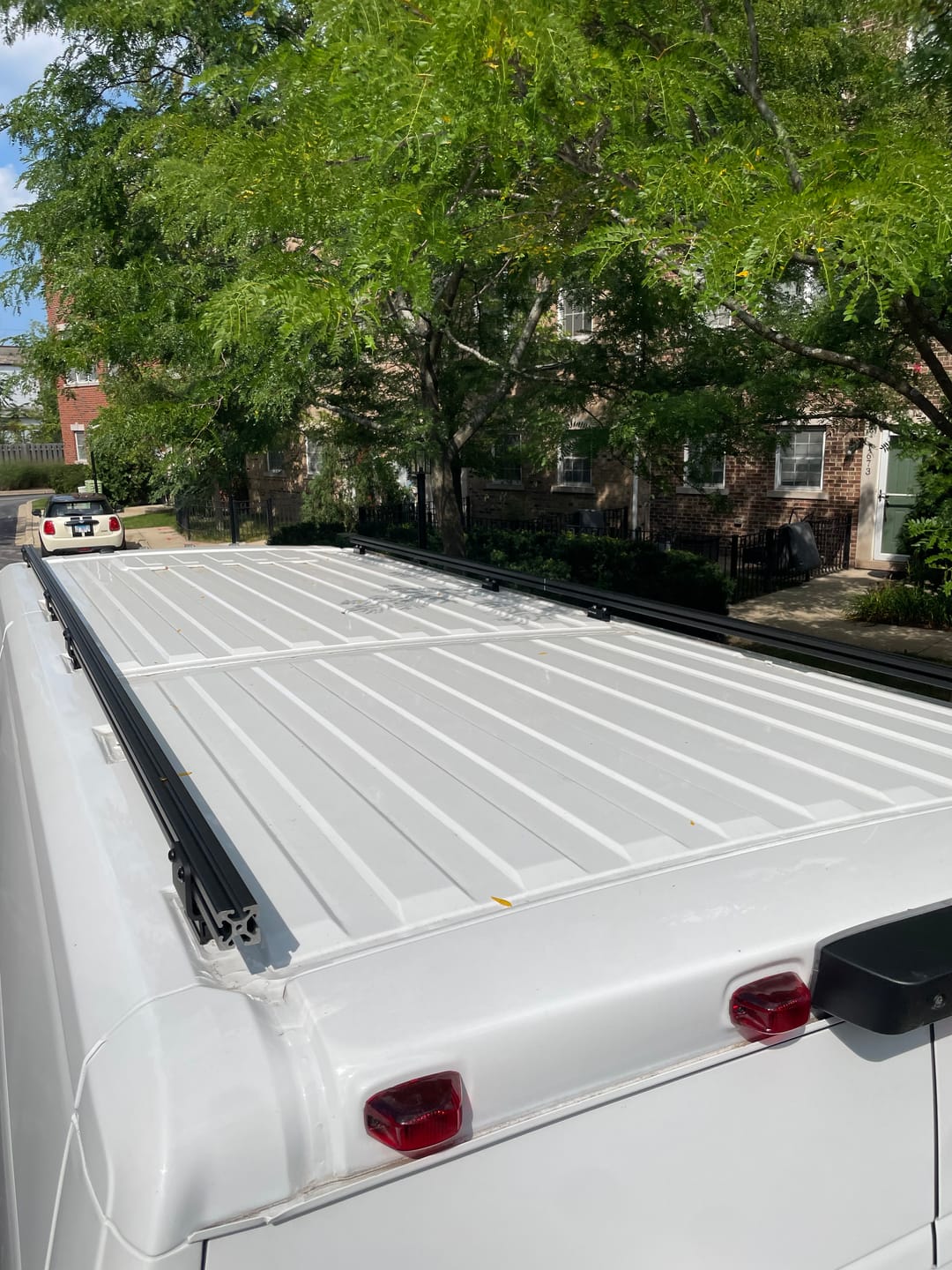 Customer photo review of Unaka - ProMaster Roof Rack 8020 Adapter Brackets - Set of 2