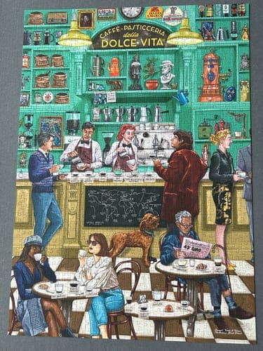 Customer photo review of Coffee Puzzle - Italian Coffee Culture