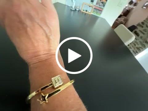 Customer video review of CD STAR BRACELET GOLD DIAMOND