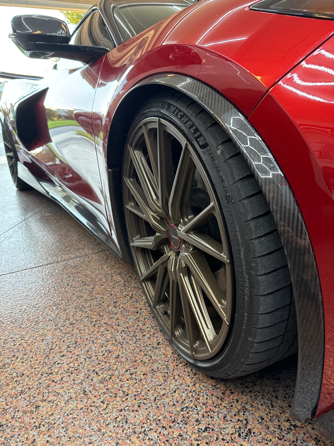 Customer photo review of Chevrolet Corvette C8 Side Wheel Fender