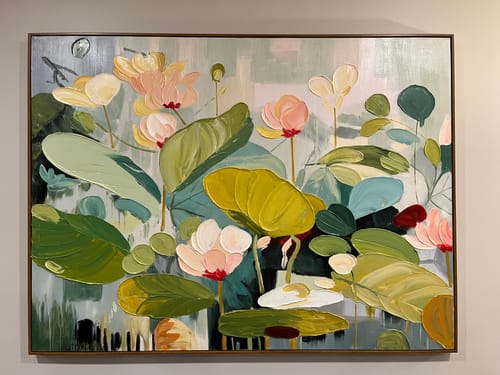 Customer photo review of Flower Canvas Art #FL124