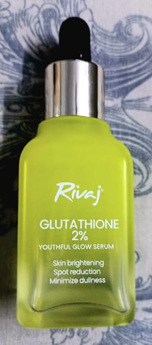 Customer photo review of Glutathione Youthful Face Serum 30ml