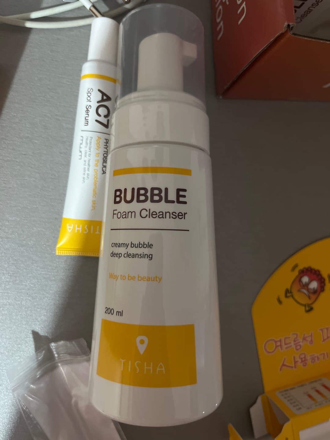 Customer photo review of Почистваща пяна срещу разширени пори и черни точки Tisha Bubble Foam Cleanser