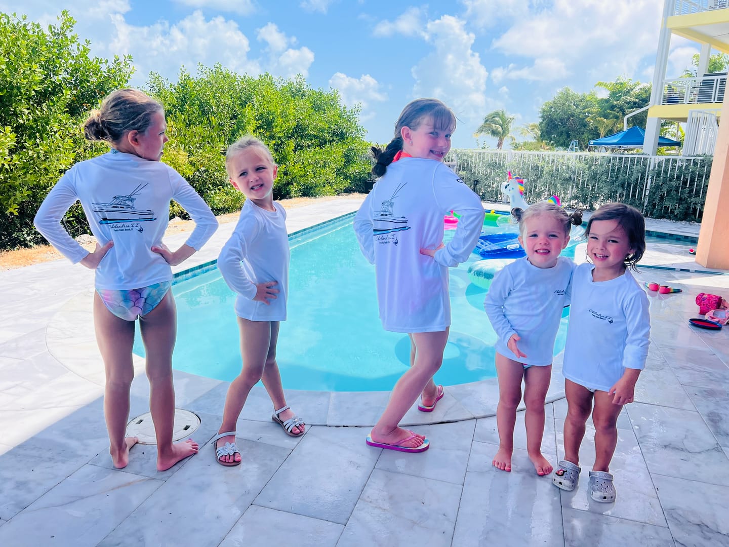 Customer photo review of Toddler Dri-Fit Custom Boat Shirts