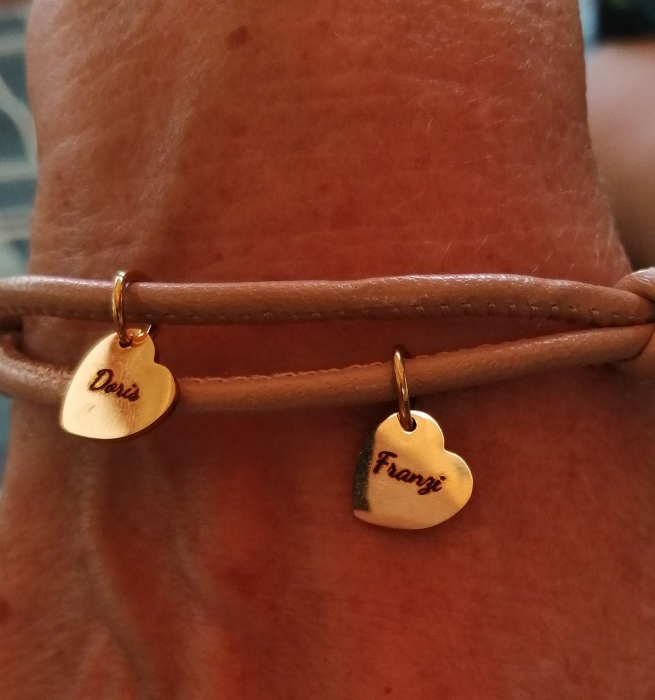 Customer photo review of Freunde - Individuelles Lederarmband