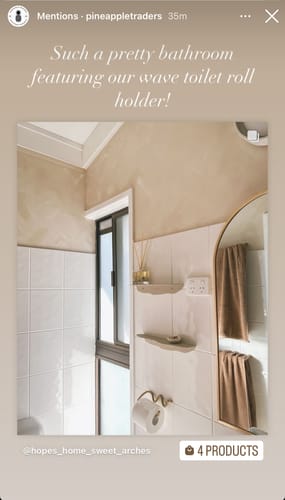 Customer photo review of FOLD Wavy Shelf 350 - Elements