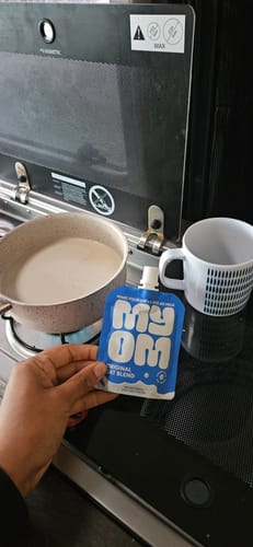 Customer photo review of MYOM Original Oat Drink Blend (6 x 65g - Makes 6 x 500ml)