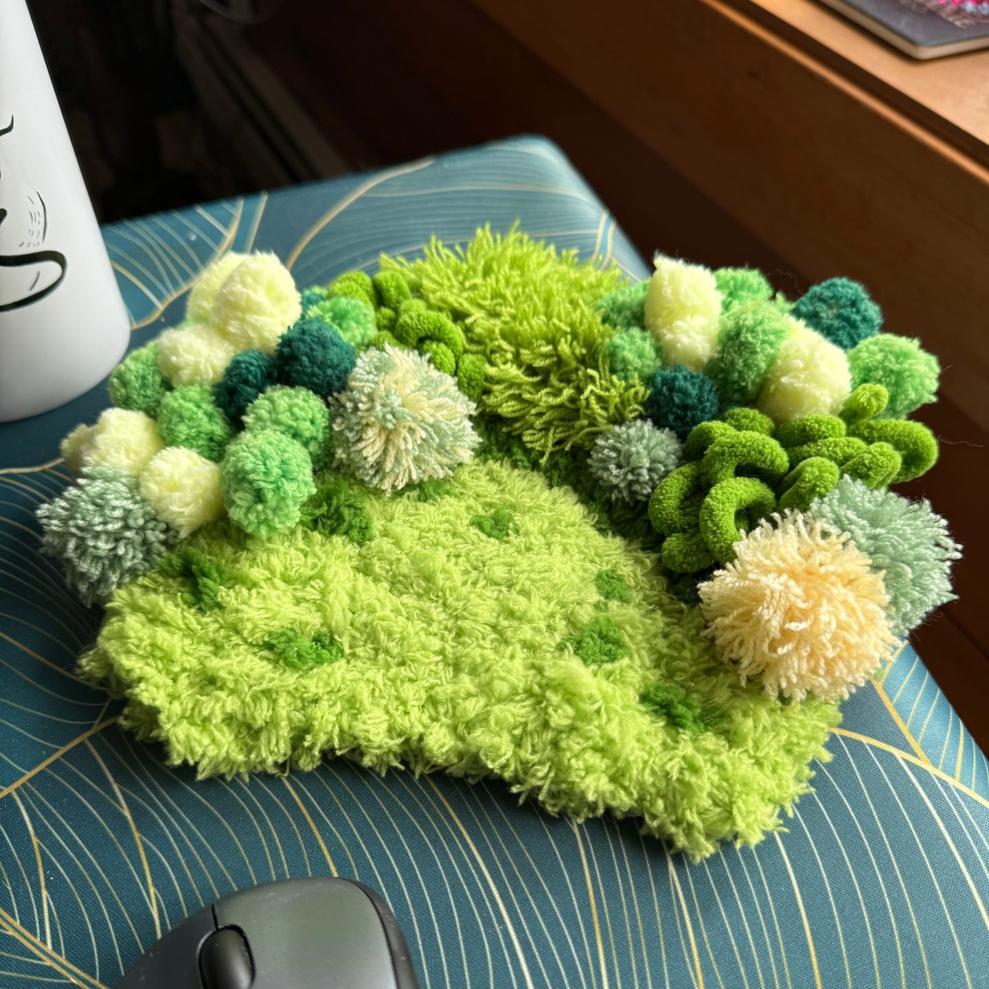 Customer photo review of GREEN OASIS Moss Coaster Kit