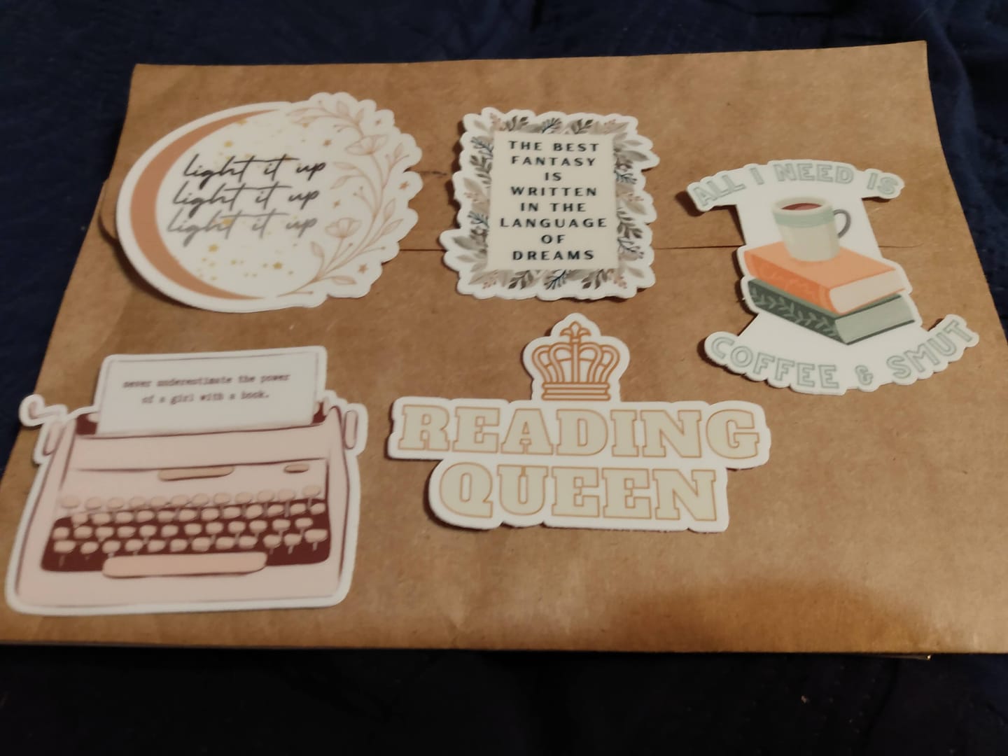 Customer photo review of reading queen sticker