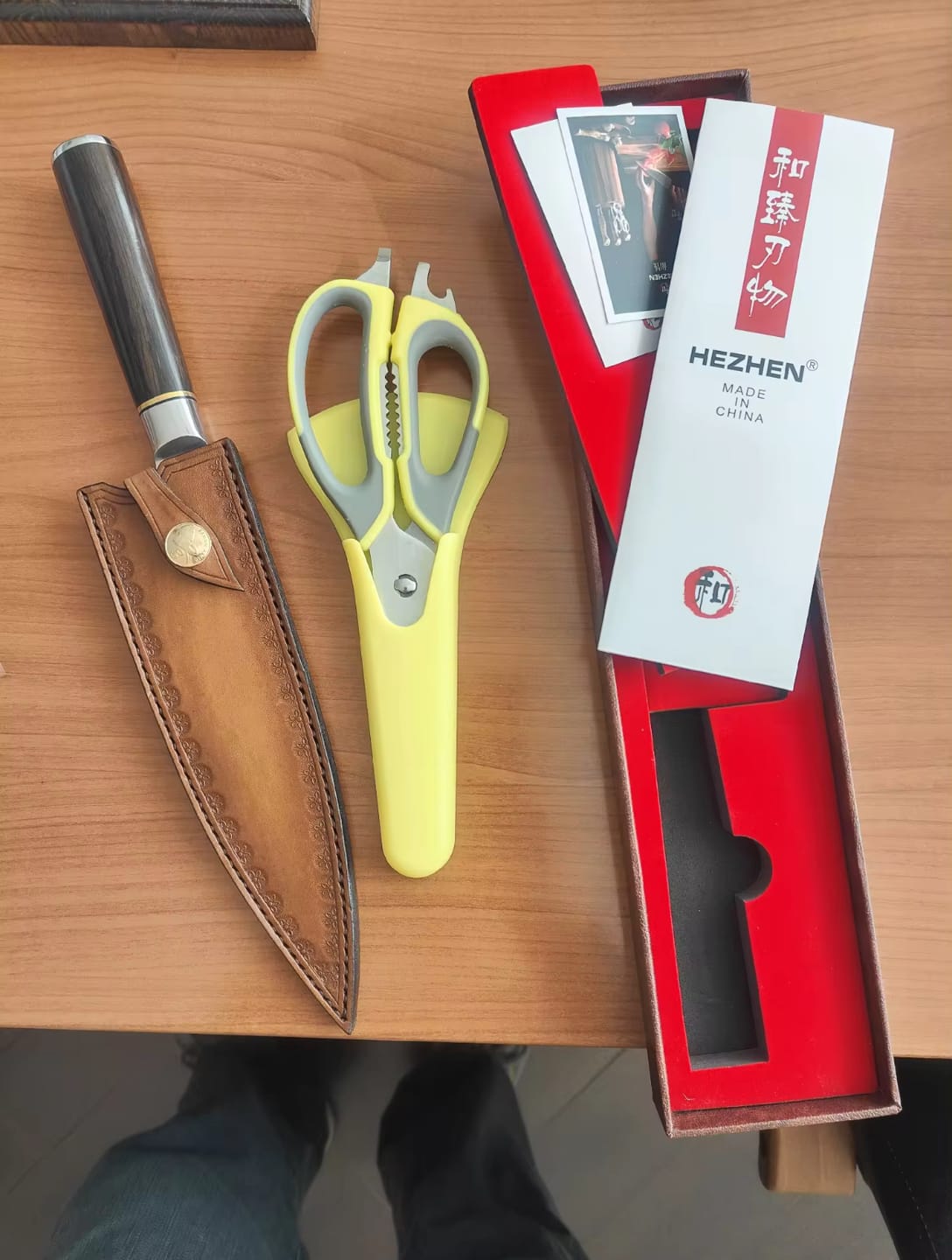 Customer photo review of HEZHEN 8'' Hammer Series Kochmesser