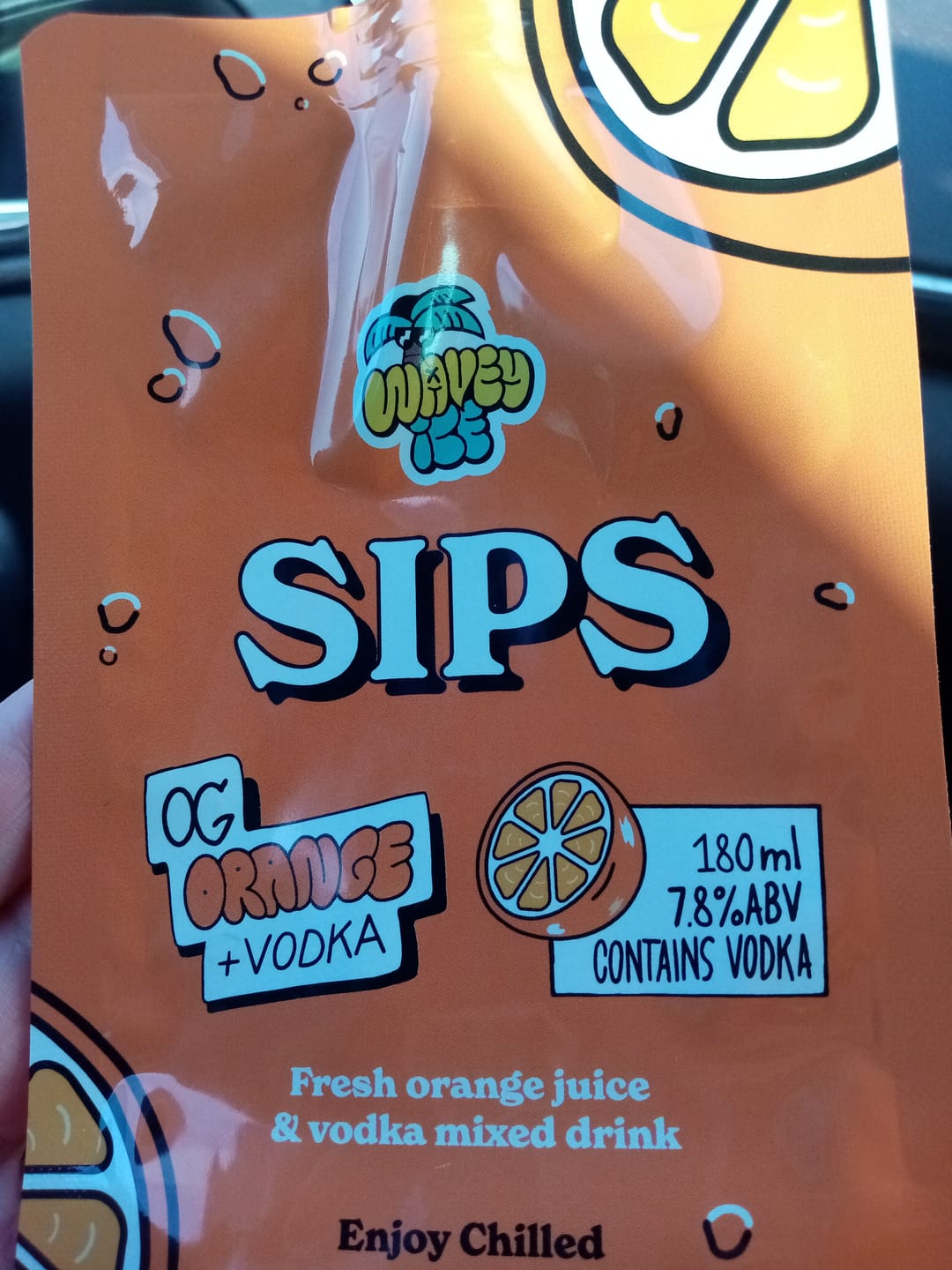 Customer photo review of Orange & Vodka