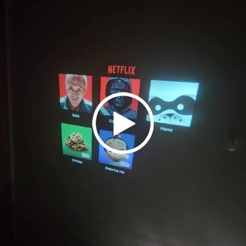 Customer video review of MovieHub™ Ultra HD Projector + FREE Projector Screen