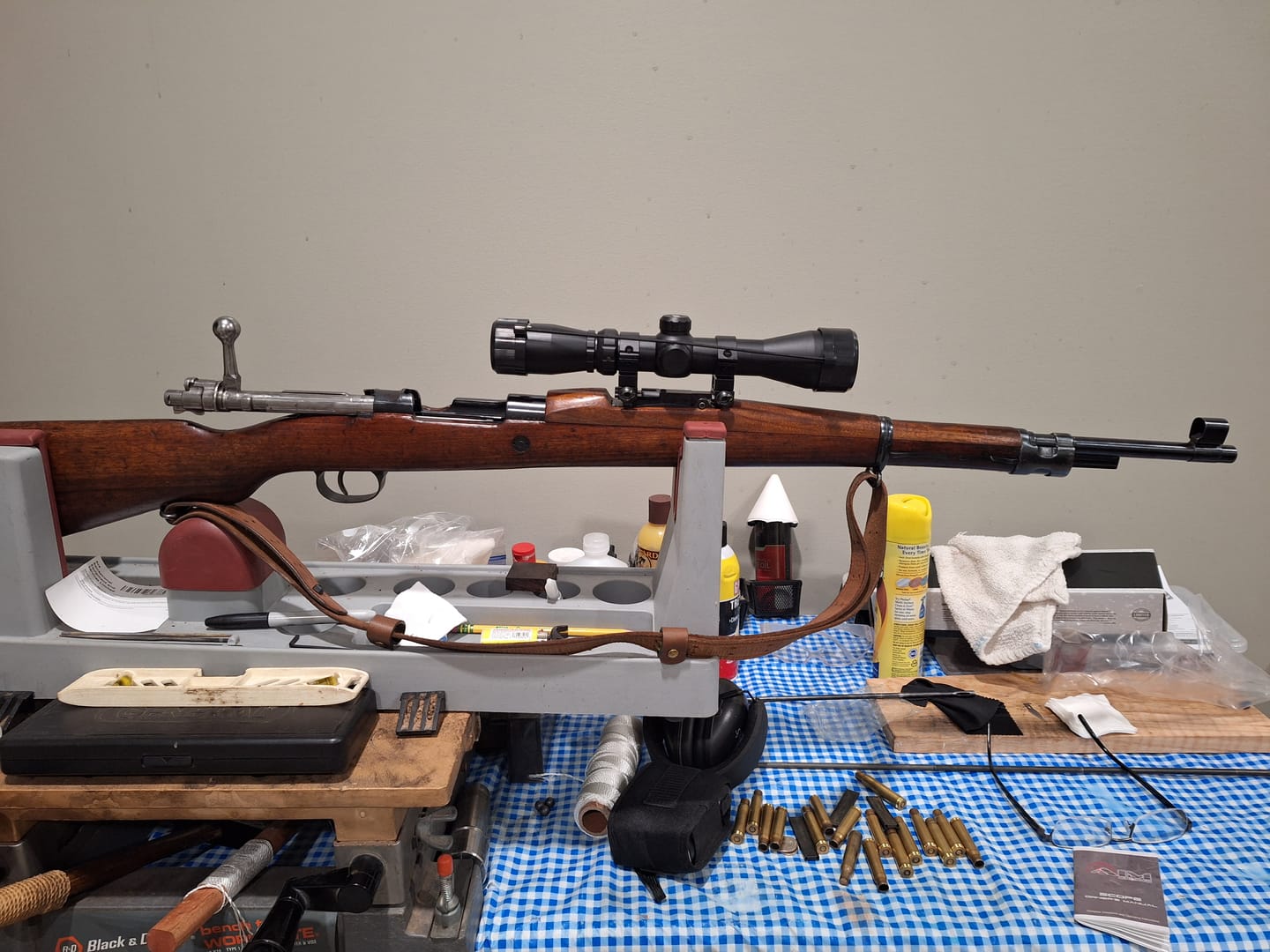Customer photo review of Scout Mount for Mauser Yugo M48, K.Kale, Spanish M43, VZ.24, Argentine M1909, Brazilian 1908 & 1908/34