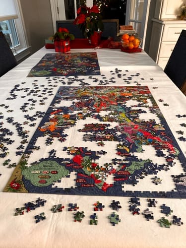 Customer photo review of Wine Puzzle - Italy