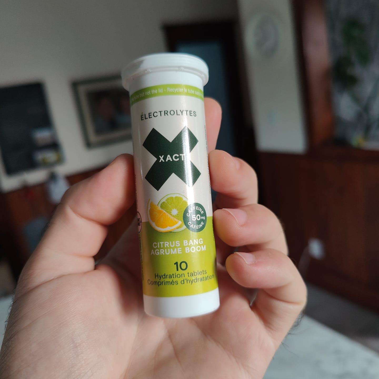 Customer photo review of XACT ELECTROLYTES -  sport hydration tabs