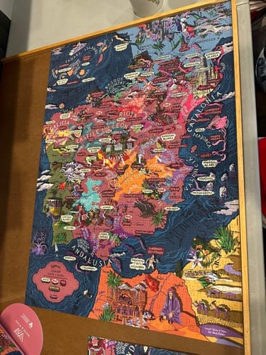 Customer photo review of Wine Puzzle - Spain