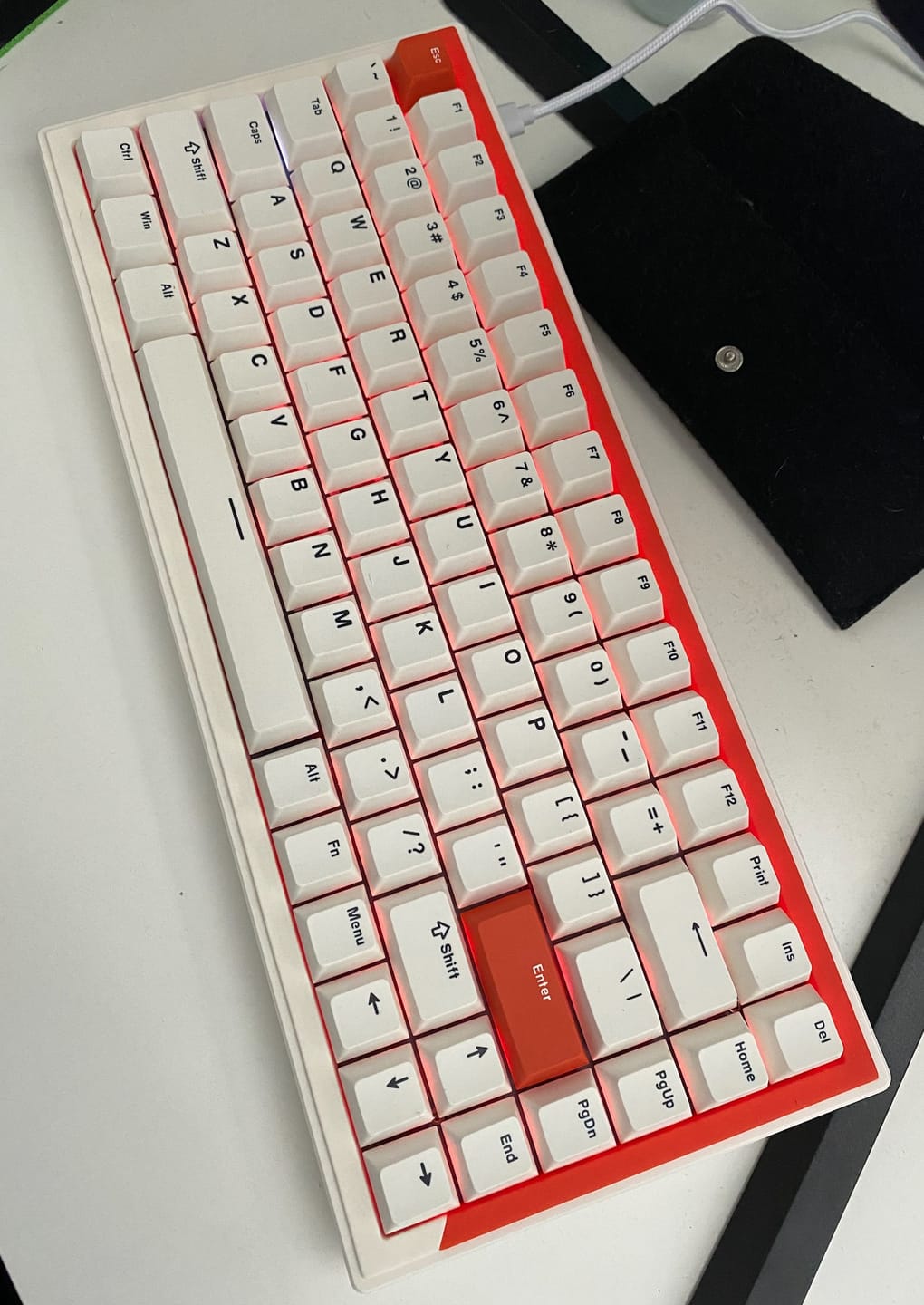 Customer photo review of DrunkDeer G75 Wired Actuation Distance Adjustable Magnetic Switch Keyboard