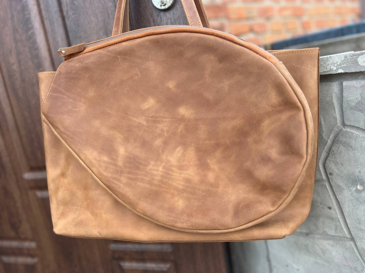 Customer photo review of Tennis Bag with Racket Holder