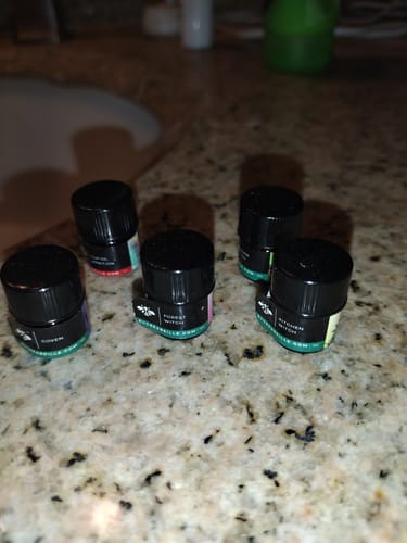 Customer photo review of Set of 5 1ml sample vials