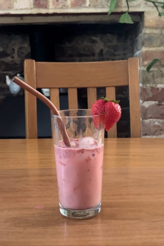 Customer photo review of rainbow dust - strawberry