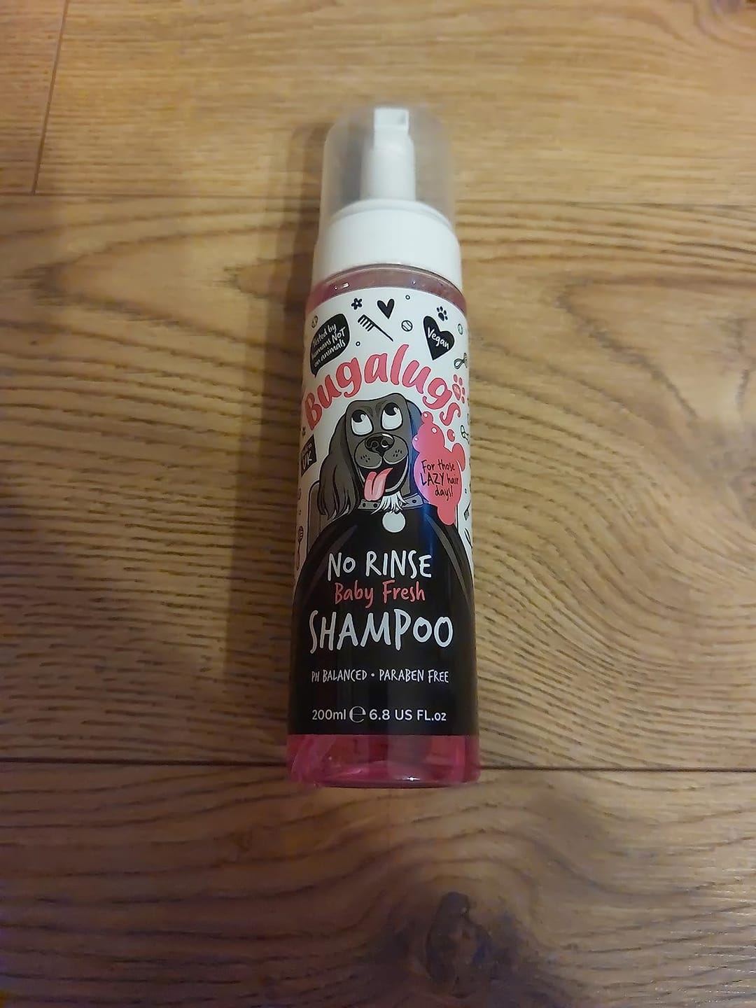 Customer photo review of No Rinse Baby Fresh Dog Shampoo