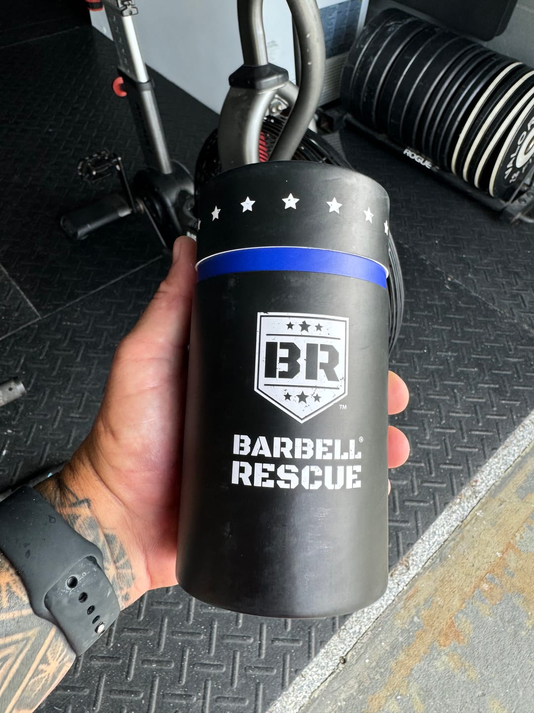 Customer photo review of Barbell Rescue Nylon Brush